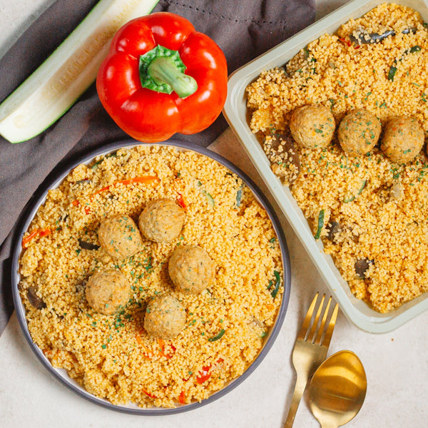 Couscous de légumes et falafels