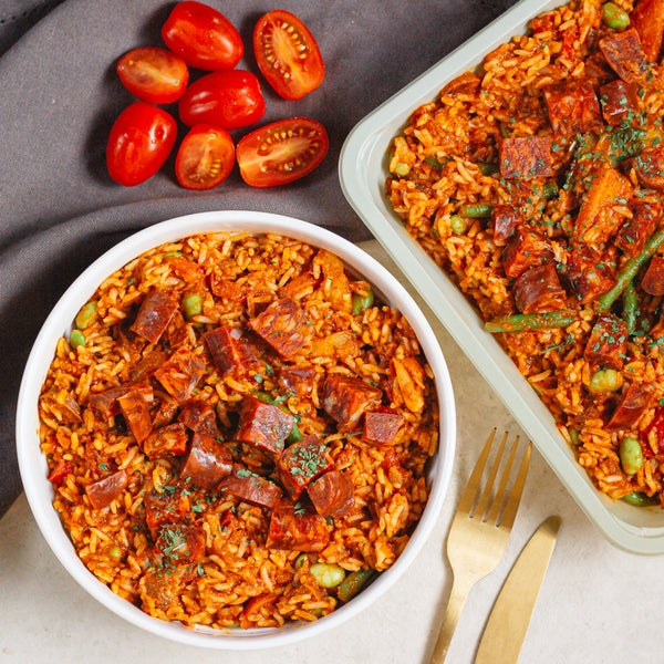 Paella au chorizo