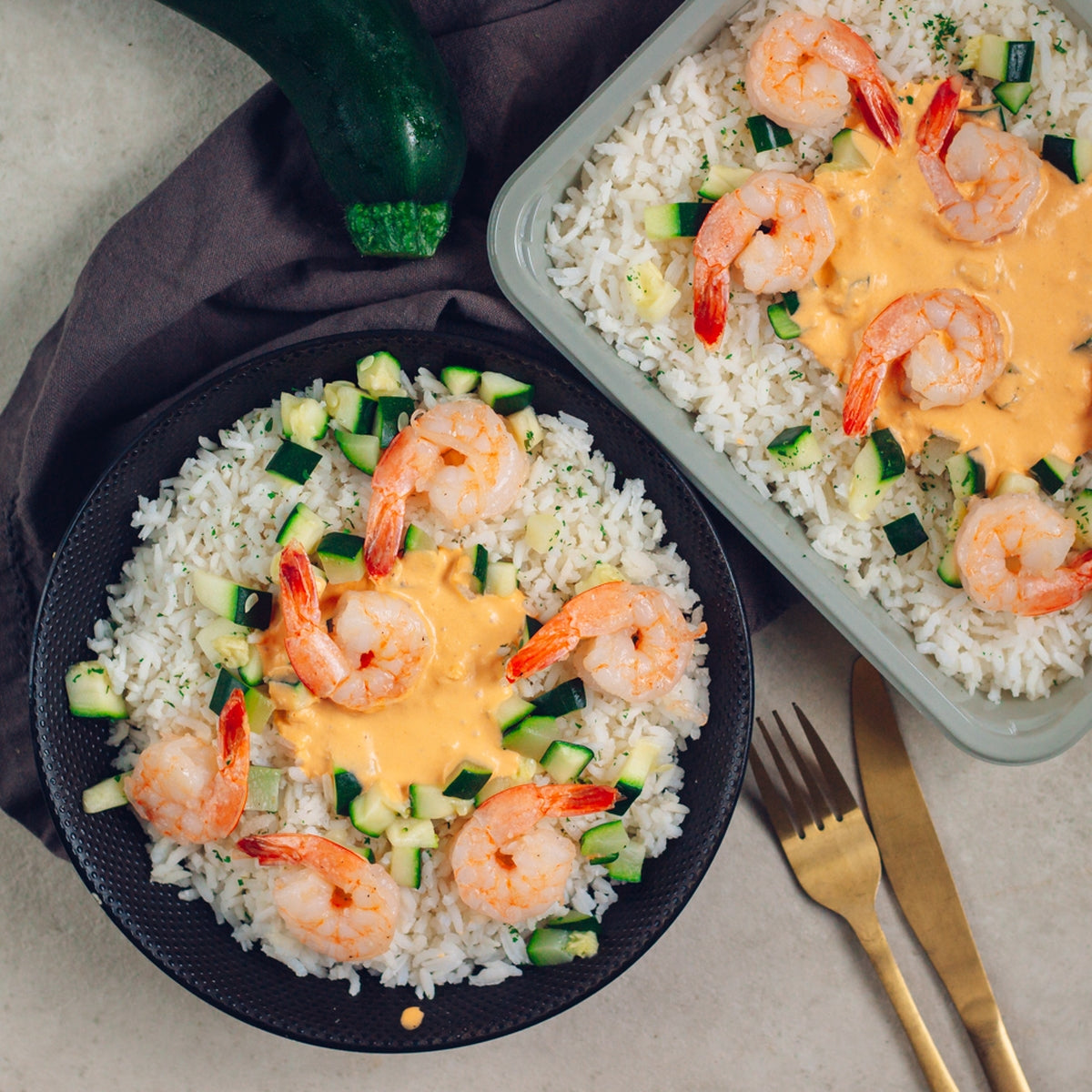 Risotto aux scampis