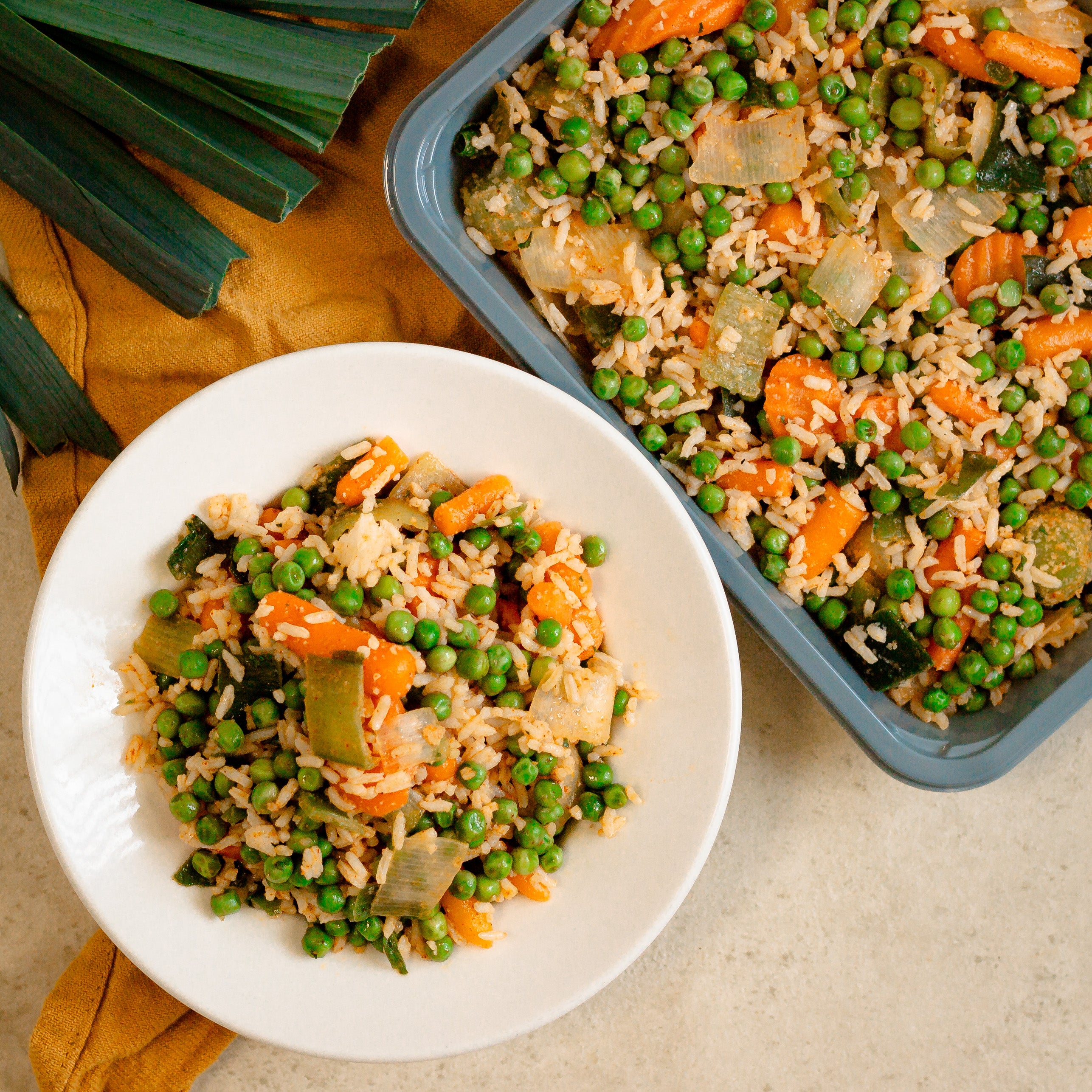 Riz sautés aux légumes