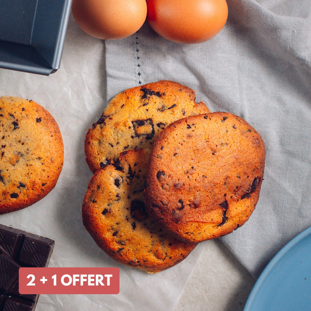 Cookie protéiné (2 pièces)