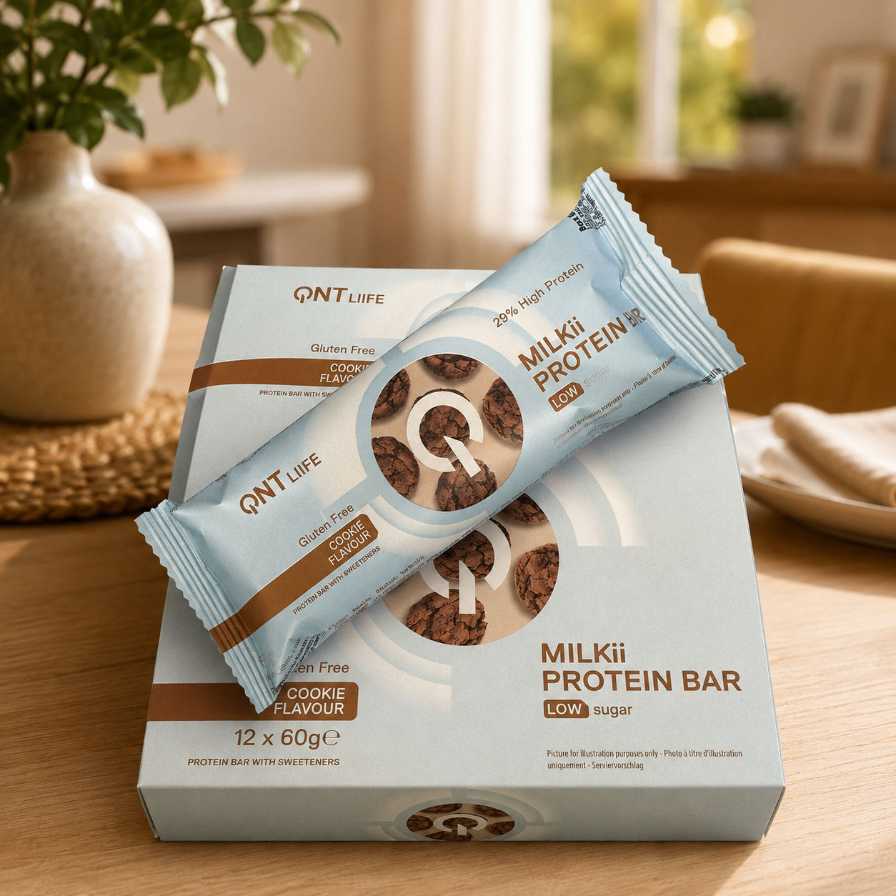 QNT MILKii Protein Bar - Cookie (60g)