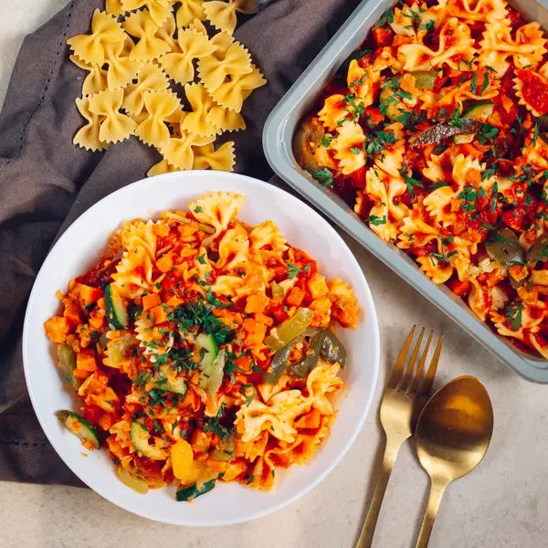 Farfalle à la sauce napolitaine